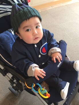 「Champion（チャンピオン）のアイテム（ナイロンジャケット）」を使った、𝚜𝚊𝚢𝚊さん（レディース・152cm）の秋コーディネート