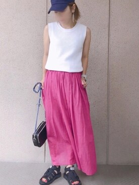 𝚜𝚊𝚢𝚊さん（レディース・152cm）の夏コーディネート