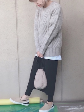 𝚜𝚊𝚢𝚊さん（レディース・152cm）の冬コーディネート