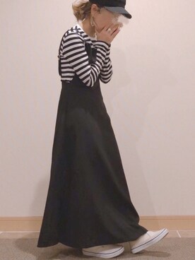 「ZOZO」｜「アイテム（ワンピース/ドレス）」を使った、𝚜𝚊𝚢𝚊さん（レディース・152cm）の冬コーディネート