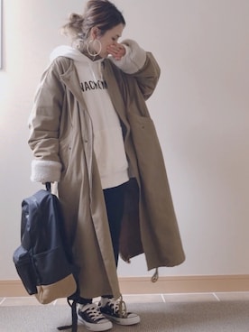 𝚜𝚊𝚢𝚊さん（レディース・152cm）の冬コーディネート