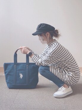 「zozoデニム」｜「アイテム（ワンピース/ドレス）」を使った、𝚜𝚊𝚢𝚊さん（レディース・152cm）の冬コーディネート