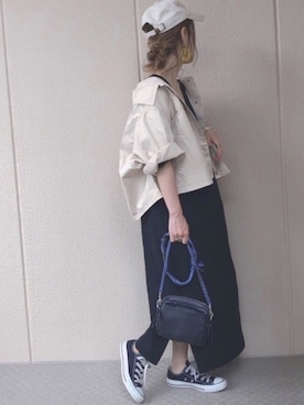 「Lui's（ルイス）のアイテム（その他アウター）」を使った、𝚜𝚊𝚢𝚊さん（レディース・153cm）の夏コーディネート