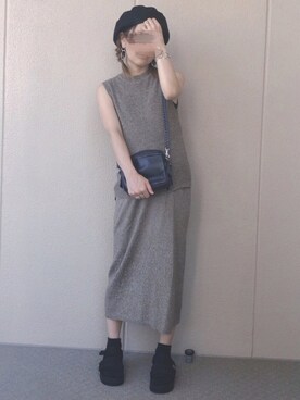 「FREAK'S STORE（フリークスストア）のアイテム（ハンチング/ベレー帽）」を使った、𝚜𝚊𝚢𝚊さん（レディース・152cm）の夏コーディネート