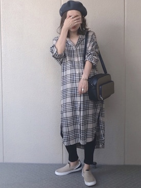 「wc JAPAN（ダブルシージャパン）のアイテム」を使った、𝚜𝚊𝚢𝚊さん（レディース・152cm）の秋コーディネート