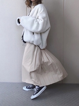 「Bou Jeloud」｜「アイテム（ジャケット/アウター）」を使った、𝚜𝚊𝚢𝚊さん（レディース・152cm）の秋コーディネート