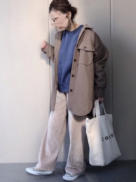 𝚜𝚊𝚢𝚊さん（レディース・152cm）の冬コーディネート