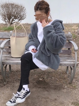 𝚜𝚊𝚢𝚊さん(レディース・152cm)の冬コーディネート