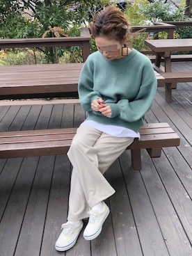 𝚜𝚊𝚢𝚊さん（レディース・152cm）の冬コーディネート