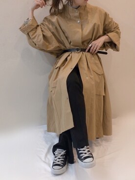 「DHOLIC（ディーホリック）のアイテム（その他アウター）」を使った、𝚜𝚊𝚢𝚊さん（レディース・152cm）の春コーディネート