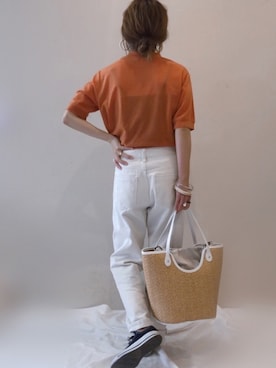 「CONVERSE（コンバース）のconverse（コンバース） ALL STAR OX（オールスターOX）（スニーカー）」を使った、𝚜𝚊𝚢𝚊さん（レディース・152cm）の春コーディネート