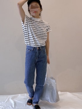 「こども ビームス（コドモビームス）のアイテム」を使った、𝚜𝚊𝚢𝚊さん（レディース・152cm）の春コーディネート