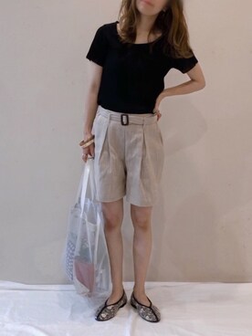 「こども ビームス（コドモビームス）のアイテム」を使った、𝚜𝚊𝚢𝚊さん（レディース・152cm）の春コーディネート