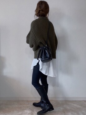 𝚜𝚊𝚢𝚊さん（レディース・152cm）の冬コーディネート