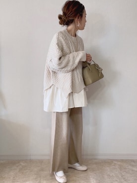 𝚜𝚊𝚢𝚊さん（レディース・152cm）の冬コーディネート