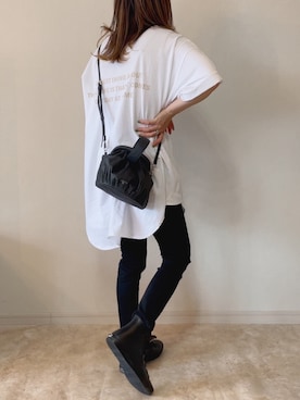 「JOSEPH（ジョセフ）のアイテム（バッグ）」を使った、𝚜𝚊𝚢𝚊さん（レディース・152cm）の夏コーディネート