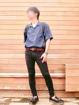 「BODY WILD（ボディーワイルド）のアイテム」を使った、とっくんさん（メンズ・165cm）の夏コーディネート