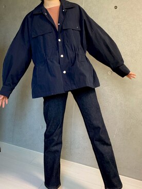 「CONVERSE TOKYO（コンバーストウキョウ）のアイテム（ジャケット/アウター）」を使った、HiNaさん（レディース・154cm）の春コーディネート