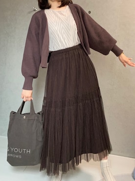 HiNaさん（レディース・154cm）の春コーディネート