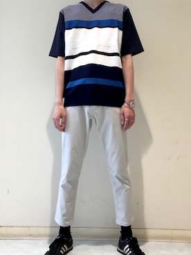 「MK MICHEL KLEIN HOMME （エムケーミッシェルクランオム）のアイテム」を使った、MKミッシェルクランHOMME北千住さん（メンズ・172cm）の春コーディネート