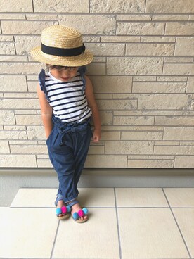 mei♡hinaさん（キッズ・90cm）の夏コーディネート