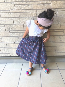 mei♡hinaさん（キッズ・90cm）の夏コーディネート