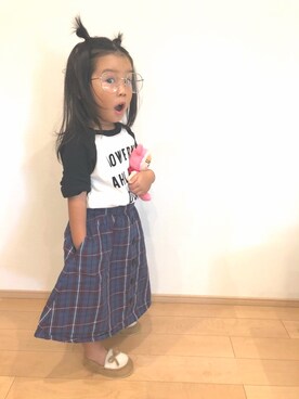 「2018秋チェッカーず」｜mei♡hinaさん（キッズ・90cm）の秋コーディネート
