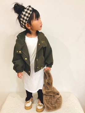「2018秋チェッカーず」｜mei♡hinaさん（キッズ・90cm）の秋コーディネート