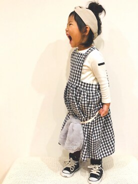 「2018秋チェッカーず」｜mei♡hinaさん（キッズ・90cm）の秋コーディネート
