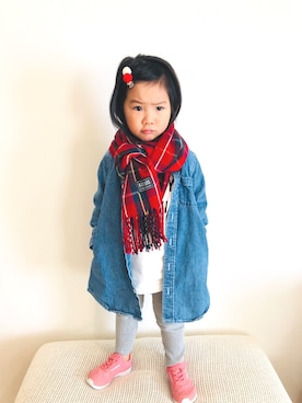 mei♡hinaさん（キッズ・100cm）の冬コーディネート
