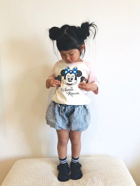 「平成最後のWEARISTAセンバツ」｜「アイテム（ラッピングキット）」を使った、mei♡hinaさん（キッズ・100cm）の春コーディネート
