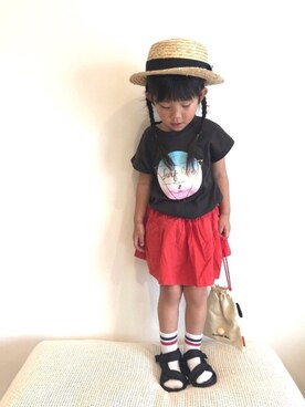 mei♡hinaさん（キッズ・100cm）の春コーディネート