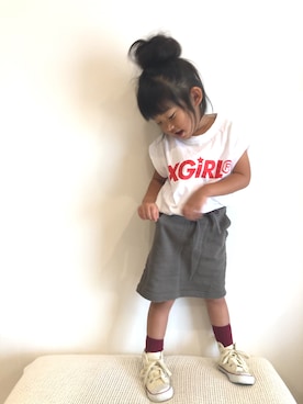 mei♡hinaさん（キッズ・100cm）の夏コーディネート