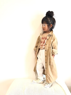 mei♡hinaさん（キッズ・100cm）の夏コーディネート