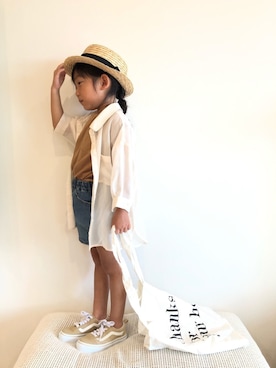 mei♡hinaさん(キッズ・100cm)の夏コーディネート