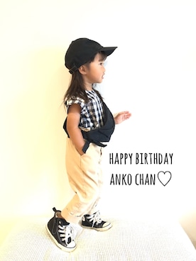 mei♡hinaさん（キッズ・100cm）の夏コーディネート