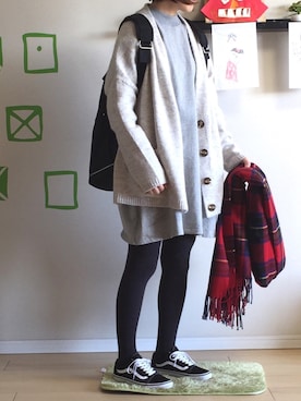 TESCOさん(レディース・157cm)の冬コーディネート