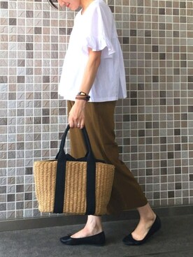 TESCOさん（レディース・158cm）の夏コーディネート