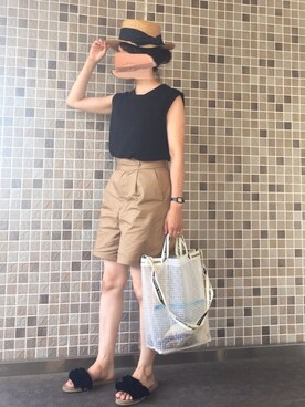 TESCOさん（レディース・158cm）の夏コーディネート