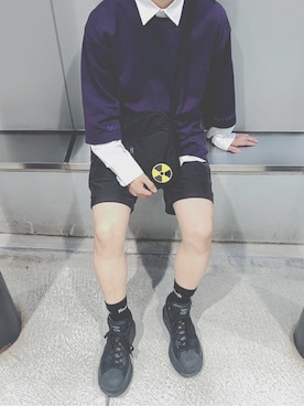 「Gosha Rubchinskiy（ゴーシャラブチンスキー）のアイテム（財布/小物）」を使った、くさん（メンズ・163cm）の春コーディネート