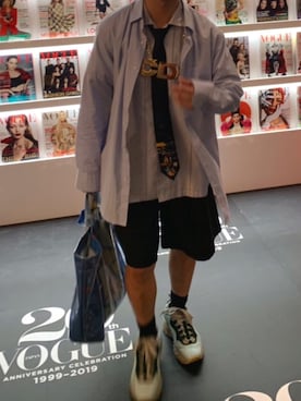 「CDG（シーディージー）のアイテム（アクセサリー）」を使った、くさん（メンズ・163cm）の秋コーディネート