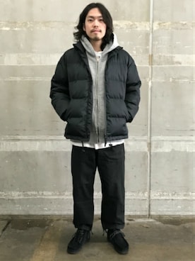 「BEAMS（ビームス）のアイテム（ブルゾン）」を使った、BEAMS MENさん（メンズ・168cm）の冬コーディネート