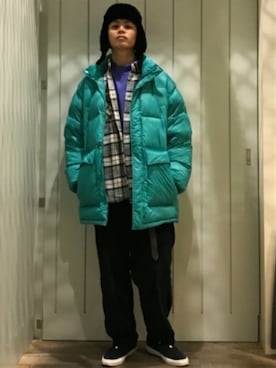 BEAMS MENさん（メンズ・178cm）の冬コーディネート