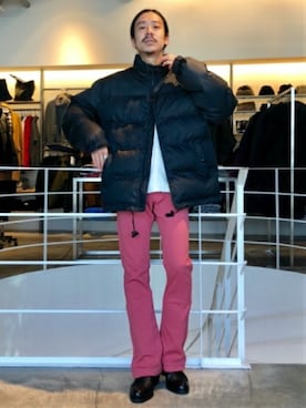 「BEAMS（ビームス）のアイテム（ブルゾン）」を使った、BEAMS MENさん（メンズ・169cm）の冬コーディネート