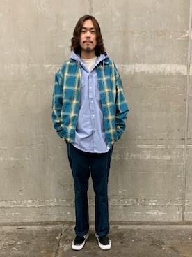 「BEAMS（ビームス）のアイテム（ブルゾン）」を使った、BEAMS MENさん（メンズ・168cm）の春コーディネート