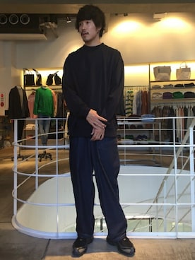 「BEAMS（ビームス）のアイテム（スウェット）」を使った、BEAMS MENさん（メンズ・178cm）の春コーディネート