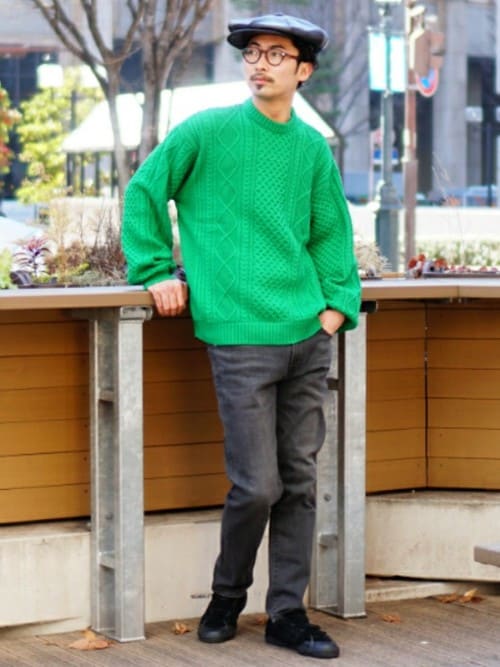 Beams Men Beams Men Beamsのニット セーターを使ったコーディネート Wear