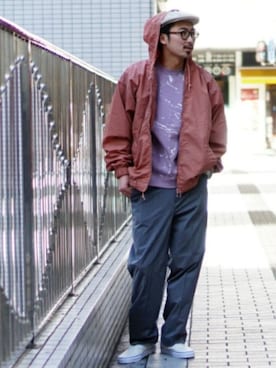 「BEAMS（ビームス）のアイテム（ブルゾン）」を使った、BEAMS MENさん（メンズ・183cm）の冬コーディネート