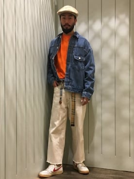 「BEAMS T（ビームスティー）のアイテム」を使った、BEAMS MENさん（メンズ・165cm）の春コーディネート