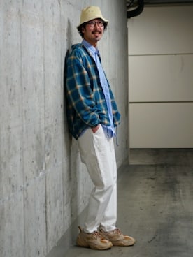 「BEAMS（ビームス）のアイテム（ブルゾン）」を使った、BEAMS MENさん（メンズ・183cm）の春コーディネート